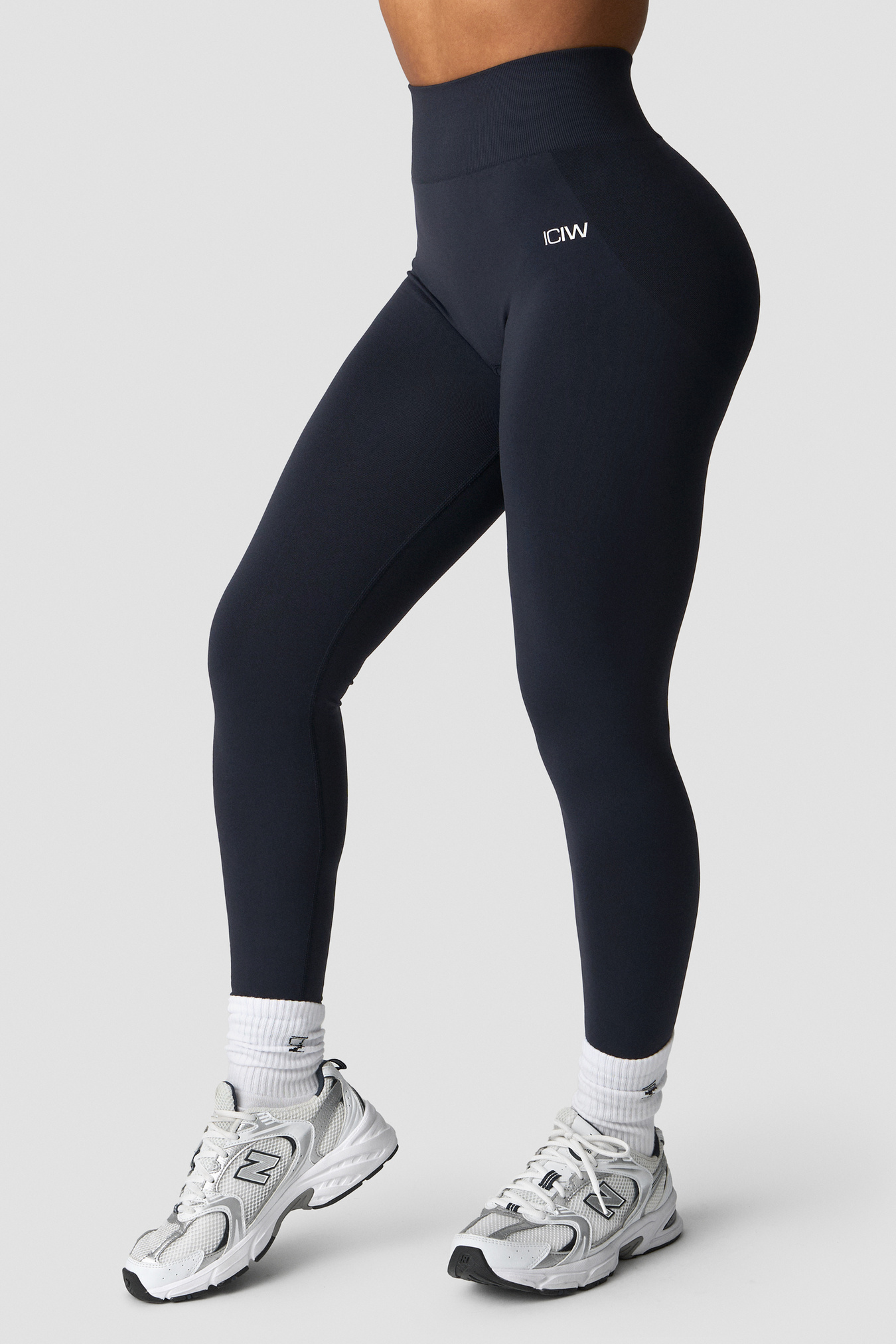 Smooth Seamless Tights Navy - image 3