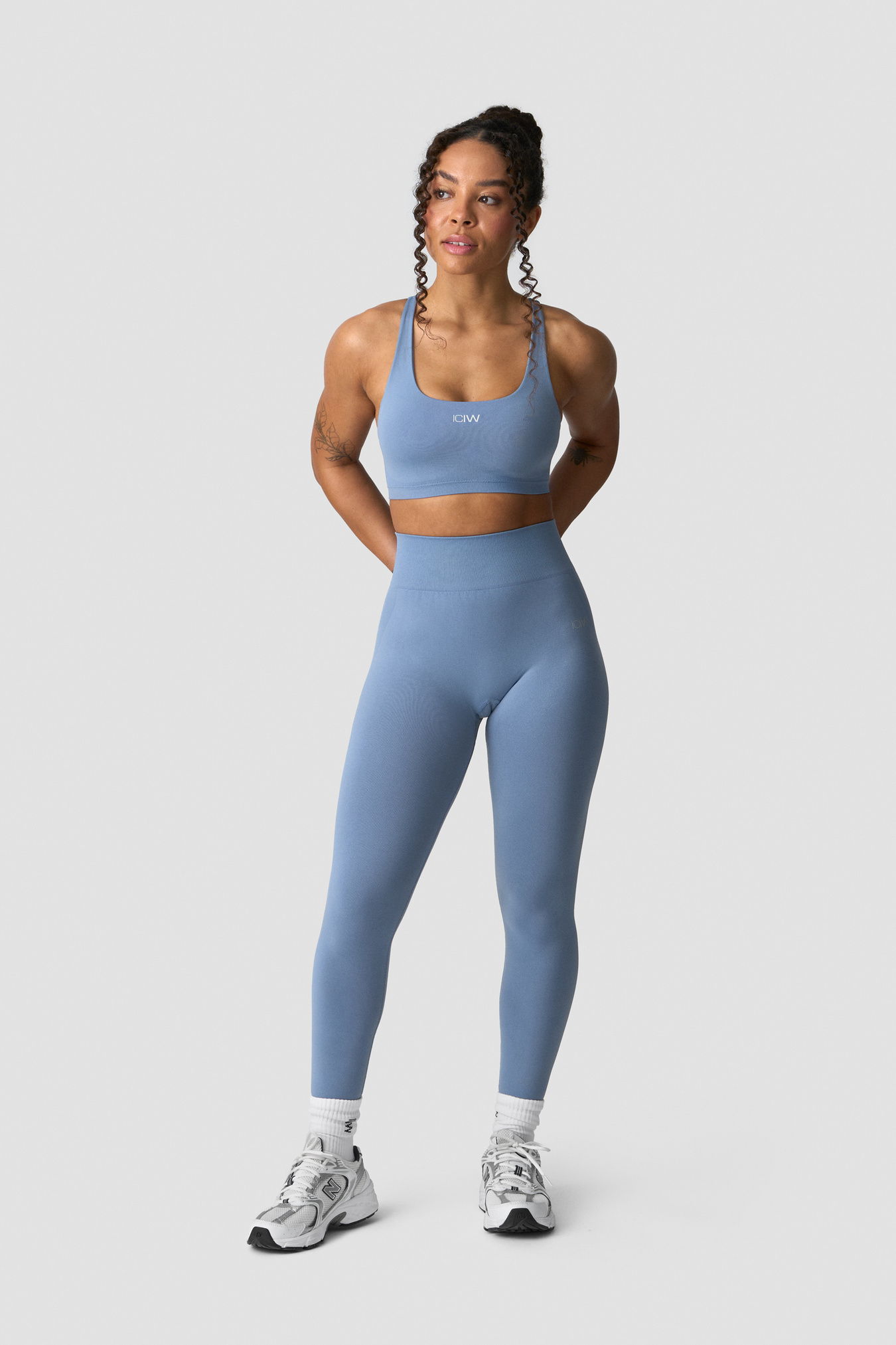 Smooth Seamless Tights Metal Blue - image 6