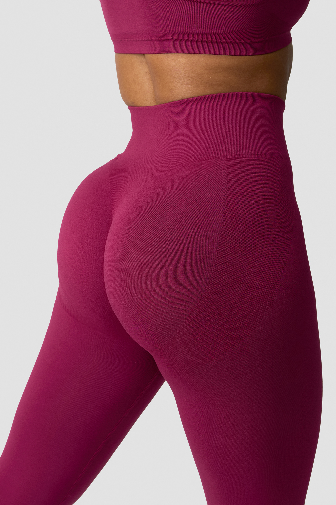 Smooth Seamless Tights Magenta Rose - image 2